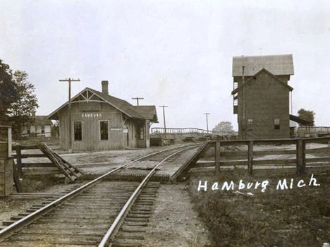 Hamburg MI railroads